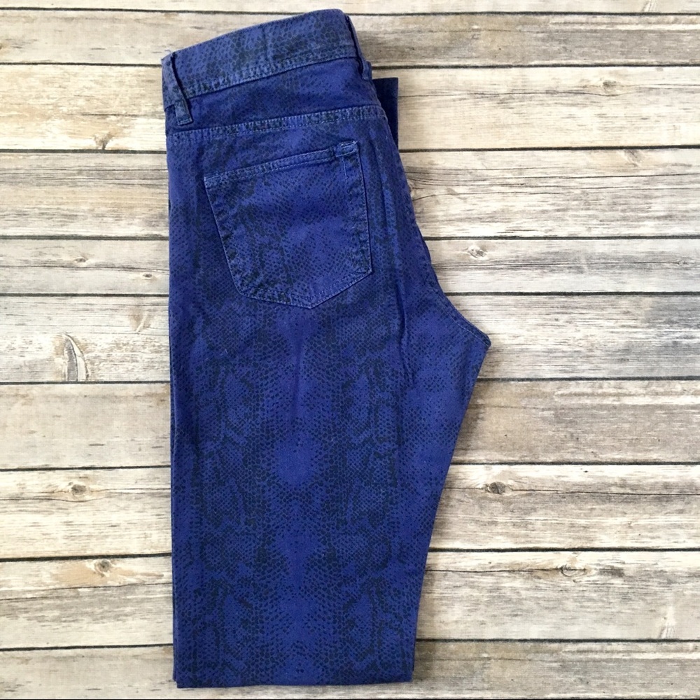 H&M SNAKESKIN JEANS-PERFECT CONDITION-WORN ONCE